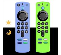 [2 Pack] Silicone Remote Cover Replacement for Smart HD Streaming 3nd Gen. / 4K Remote Controller, Anti-Slip Washable Protective Remote Case with Lanyard