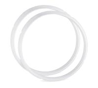 2 Pack Silicone Sealing Rings for 5/6L, 22cm Clear Pressure Cooker Replacement Seal Replaceable Silicone Gasket Seal Ring for IP-DUO60, IP-LUX60, IP-DUO50,Smart-60,IP-CSG60
