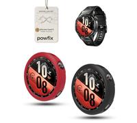 2 Pack Silicone Shockproof Case for HUAWEI GT7 pro 46mm, Black & Red | Ultra-Thin, Lightweight & Scratch-Resistant Soft Silicone Case - Hollow-Out Shockproof Design for Running, Gym & Daily Use