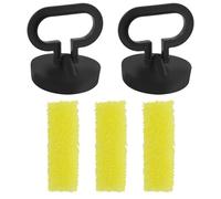 (2 Pack) Silicone Sink Bath Plug with Handle,Kitchen Sink Plug,for Kitchen Bath Sink (1 3/4 Inch, Drain Plug Size Between 45.5 to 42 mm)