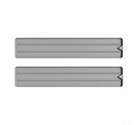 2 Pack Silicone Utensil Rest with Drip Pad for Stove Top, Spoon Ladle Spatula Holder Designed to Keep Kitchen Tools Organized and Prevent Mess (Gray)