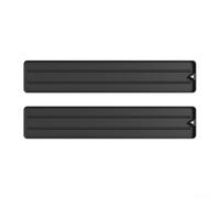 2 Pack Silicone Utensil Rest with Drip Pad for Stove Top, Spoon Ladle Spatula Holder Heat Resistant Kitchen Tool for Clean Cooking Area (black)