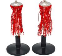 2 Pack Silk Static Feather Electrostatic Attraction Repulsion Demonstrator Frictional Electrification Physics Experiment Kit Electrostatics Teaching Instrument for Junior High School Science