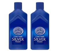 2 Pack Silver Polishing Cloth - Cotton Polish Cloth for Cleaning Silver Jewelry, Gold, Dinnerware, Silverware, Antiques to Maintain their Shine, Protect & Clean