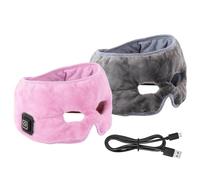 2 Pack Sinus Relief Cover - Moist Heat Sinus Pressure Relief Cover with 3 Heat Setting | USB Powered Heated Face Heating Pad for Nasal Congestion, Tension, Sinusitis & Tension Headache | Auto Shut Off
