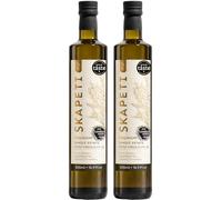 2 Pack - Skapeti Premium Extra Virgin Olive Oil - November Early Harvest - High Polyphenol Cold Pressed - Unfiltered Single Estate - Gr VOO for Drinking Daily - Manaki - Great Taste Award 2x500ml