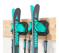 2 Pack Ski Rack Damage-Free Ski Holders, Green