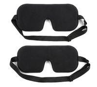 2 Pack Sleep Masks 3D Memory Foam Women Men Side Sleeper Eye Mask for Sleeping