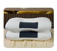 2 Pack Sleeping Pillows,Hotel Quality Pillows,Orthopedic Sleeping Pillow,Cotton Bouncy Firm Support Side Sleeper Pillow for Neck/Shoulder Pain/Allergy Sufferers and Back/Stomach/Side Sleepers(65x40cm)