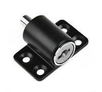 2 Pack Sliding Patio Door Security Locks Zinc Alloy Casement Bolt Latch Set with 2 Keys and Fixing Accessories, Hinged or Sliding Door Catch for Home Garden(Black)