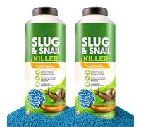 2 Pack Slug & Snail Killer Pellets 800g Slug Pellets for Garden & Greenhouses Fast Acting Ferric Phosphate Repellent for Organic Gardening with Maximum Protection