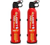 2-Pack Small 600ml Portable Fire Extinguisher for Home and Kitchen, Multi Purpose Water-Based Fire Extinguishers for Quick Emergency Response, Ideal for Camping and Outdoor