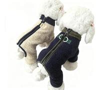 2 Pack Small Dog Clothes for Cold Weather - Zip-Up Fleece Sweater Jacket for Breeds like Bichon Frise, Warm Puppy Coats for Winter(X-Large)