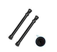 2 Pack Small Tension Rods 7 in to 11 Curtain Rods Window Rods in Extendable Width Spring Cupboard Bars for Kitchen Utensils, Closet, and Cabinet, Fit in The Spaces to Stay Up
