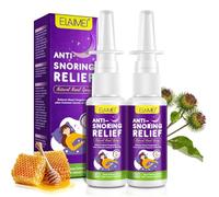 2 Pack Snoring Aids for Men & Women, Natural Plant Anti Snoring Spray, Effective Sleep Aid Snore Reduction, Improves Airflow, Anti Snoring Devices for Better Breathing Relief, 8 hrs Prolonged Action