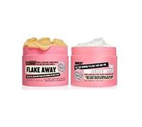 (2 PACK) Soap & Glory Flake Away Body Scrub x 300ml & Soap & Glory Righteous Body Butter x 300ml
