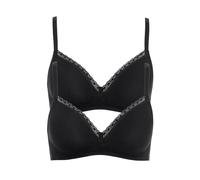 2 Pack Soft Bra Ines by Lisca 020282 34-42 B-D Black or Cream