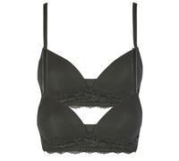 2 Pack Soft Bra Romance by Nina von C. 16 501 648 0 32-40 A-D Black and White