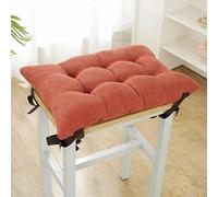 2 Pack Soft Recle Stool Cushs Seat Pads with Ties for Small Stools Office & School Use 50x50x5cm table Chair Pads for Enhanced Seating Experience