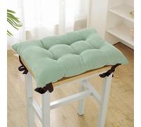 2 Pack Soft Recle Stool Cushs Tied Seat Pads for Small Stools Office & School Use Green 45x45x5cm table Chair Pads for Enhanced Sitting Experience