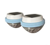 2 Pack Solar Floating Pool Lights With Auto Activation At Darkness And Two Distinct Illumination Styles For Water(Colorful-2pack)