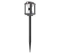 2 Pack/Solar Pathway Lights Outdoor, IP65 Waterproof Solar Garden Lights, Auto On/Off & Motion Sensor Solar Landscape Lights, Warm White LED Solar Lawn Lights with Ground Stake, Perfect for Yard