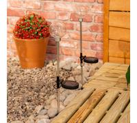 ValueLights | Fairy Globe Solar Powered Outdoor Spike Lights 2 Pack Garden Stake Lamp