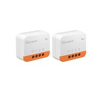 2 Pack SONOFF ZBMINIL2 Extreme Zigbee 3.0 Smart Light Switch,Works with Alexa, SmartThings Hub, Google Home, SONOFF ZBBridge(No Neutral Required)