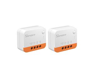 2 Pack SONOFF ZBMINIL2 Extreme Zigbee 3.0 Smart Light Switch,Works with Alexa, SmartThings Hub, Google Home, SONOFF ZBBridge(No Neutral Required)