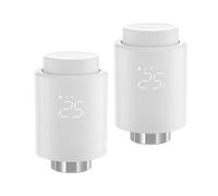 2 Pack SONOFF Zigbee Thermostatic Radiator Valve, TRVZB, Add-On Smart Radiator Valve For Smart Home Control, Easy Installation, Save Heating Costs, Works With Alexa, Google Home