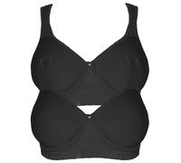 2 Pack Spacer Bra Marina by VIANIA 194454 36-44 B-E Black White Almond