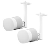 2 Pack Speaker Mounts for Sonos Era 300 Speaker Ceiling Mounts, White | Tilt +15°/-30° & Swivel ±90° Adjustable, Speaker Bracket for Sonos Era 300 Speaker Mounts, Space-Saving, Hardware Included