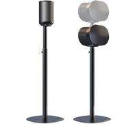 2 Pack Speaker Stands Compatible with Sonos Era 100 SL, Era 100 & Era 300, Adjustable Height 29.13”-38.98”, Floor Stands with Dual Mount Base, Max 11 lbs per Stand, Black