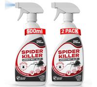 2 Pack Spider Killer Spray - 500Ml- Long-Lasting, Odourless, Fast Acting For Indoor And Outdoor Use