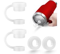 2 Pack Spill Stoppers for Yeti, Straw Spill Stopper for Yeti Straw Cup Lids 42 oz 35 oz 25 oz, Silicone Leak Proof for Rambler 26 oz, Leaking Proof for Mug Tumbler, BPA Free, Dishwasher Safe