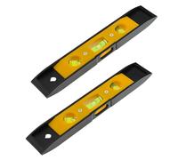 2 Pack Spirit Level Tool - 9 Inch Torpedo Levels with Magnetic Base, Horizontal Vertical 45° Vials - Precision Level Tool for DIY, Construction, Carpentry, and Home Use