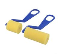 2 Pack Sponge Roller Brushes for Children Art Crafts For Foam Painting Creative DIY Projects Educational Tools