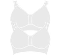 2 Pack Sports Bra Performance by VIANIA 101470 32-44 B-G Black White