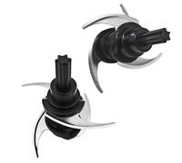 2 Pack Stackable Chopper Blade for Ninja Express Chop Mini Chopper NJ1002UKBK 500ml Bowl, Ninja Express Chop Mini Blade Replacement Parts Accessories