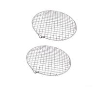 2 Pack Stainless Steel Cooking Grids 20mm Legs Air Fryer | 201 Stainless Steel, 20mm Legs For Stability, Optimal Airflow For Even Heating, Fits Air Fryers & Ovens, Pack Of 2