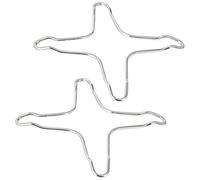 2-Pack Stainless Steel Gas Hob Pan Support/Wok Ring Reducer