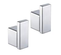 2 Pack Stainless Steel Hooks - Polished Finish