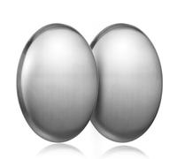 2-pack stainless steel metal soap deodorizing removes fish onion garlic odors kitchen hand skin odor neutralizer effective oxidation process home cook essential