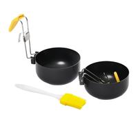 2-Pack Stainless Steel Poached Egg Maker, New 2025 Egg Poacher Rings, Egg Cooker for Perfect Poached Eggs, Ideal Kitchen Gadget