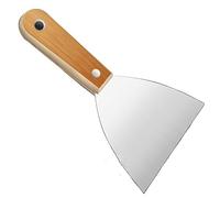 2-Pack Stainless Steel Putty Knives, Wallpaper Scrapers, Multi-Purpose Tool for Drywall Repair, and Patching Projects(6inches)