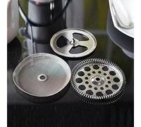 2-Pack Stainless Steel Replacement Filter Mesh Screens for 8-Cup (1000 mL) Press Coffee Makers - Compatible with Bonjour, Grosche, Mr. COF