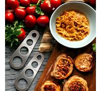 2-Pack Stainless Steel Spaghetti Measuring Tools for Perfect Portions - Ideal Pasta Portion Control and Easy Meal Prep
