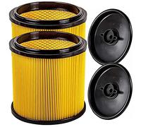 2 Pack Standard Cartridge Filter Replacement for Vacmaster Filter VCFS, compatible with Vacmaster 5-16 Gallon Wet/Dry Vacs, VBV1210 filter. Also fit HART most Shop-Vac 5-20 Gal Vacs