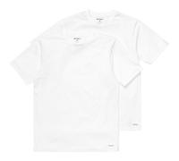 2 Pack Standard Crew Neck T-shirt - White XXL