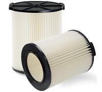 2 Pack Standard Wet/Dry Vac VF4000 Replacement Filter for Ridgid 72947 Vacs 5-20 Gal Shop Vac Also fits Craftsman 17816, 6-9 Gal WD5500 WD0671 RV2400A RV2600B